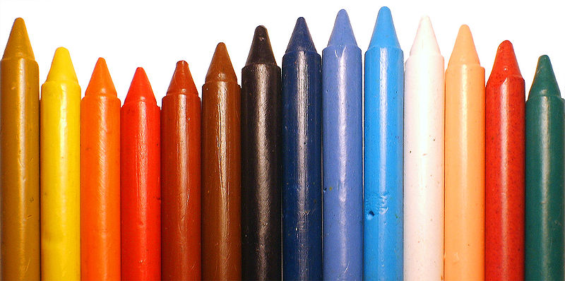 Crayons (courtesy of Wikimedia Commons)